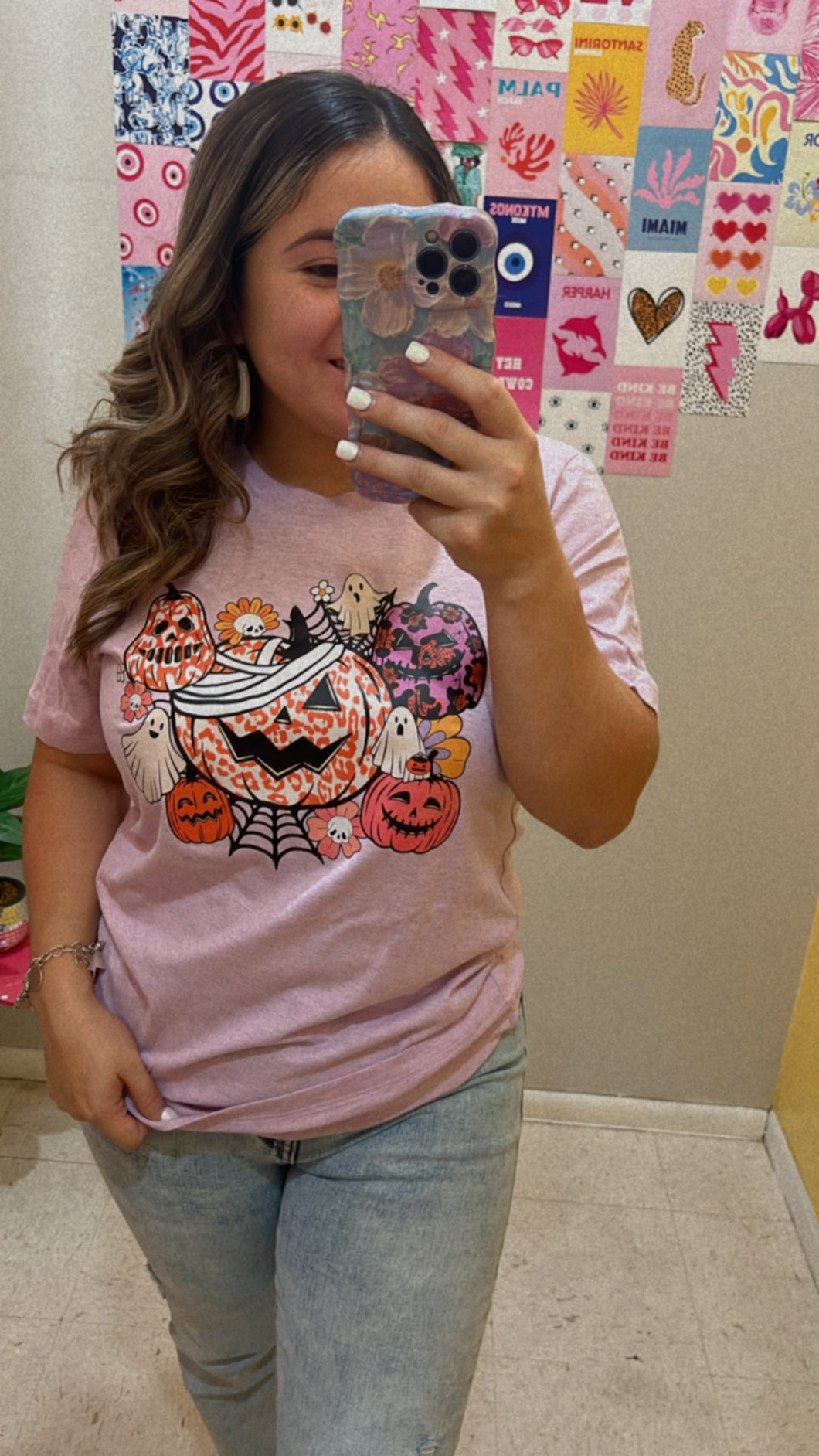 Spooky pumpkins tee